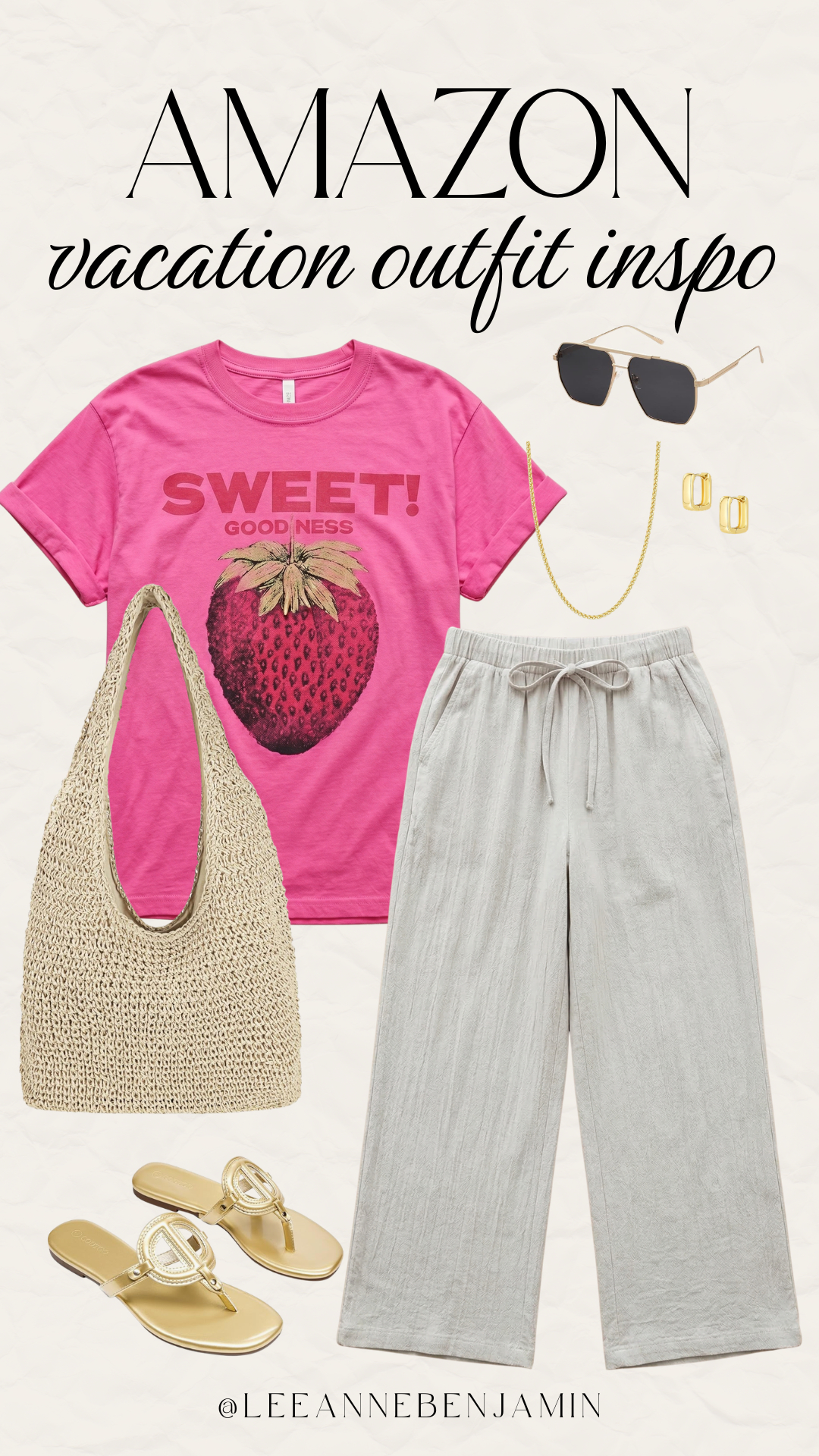 Easy vacation outfit all from Amazon! 

 #LTKootd #LTKSwim #LTKTravel