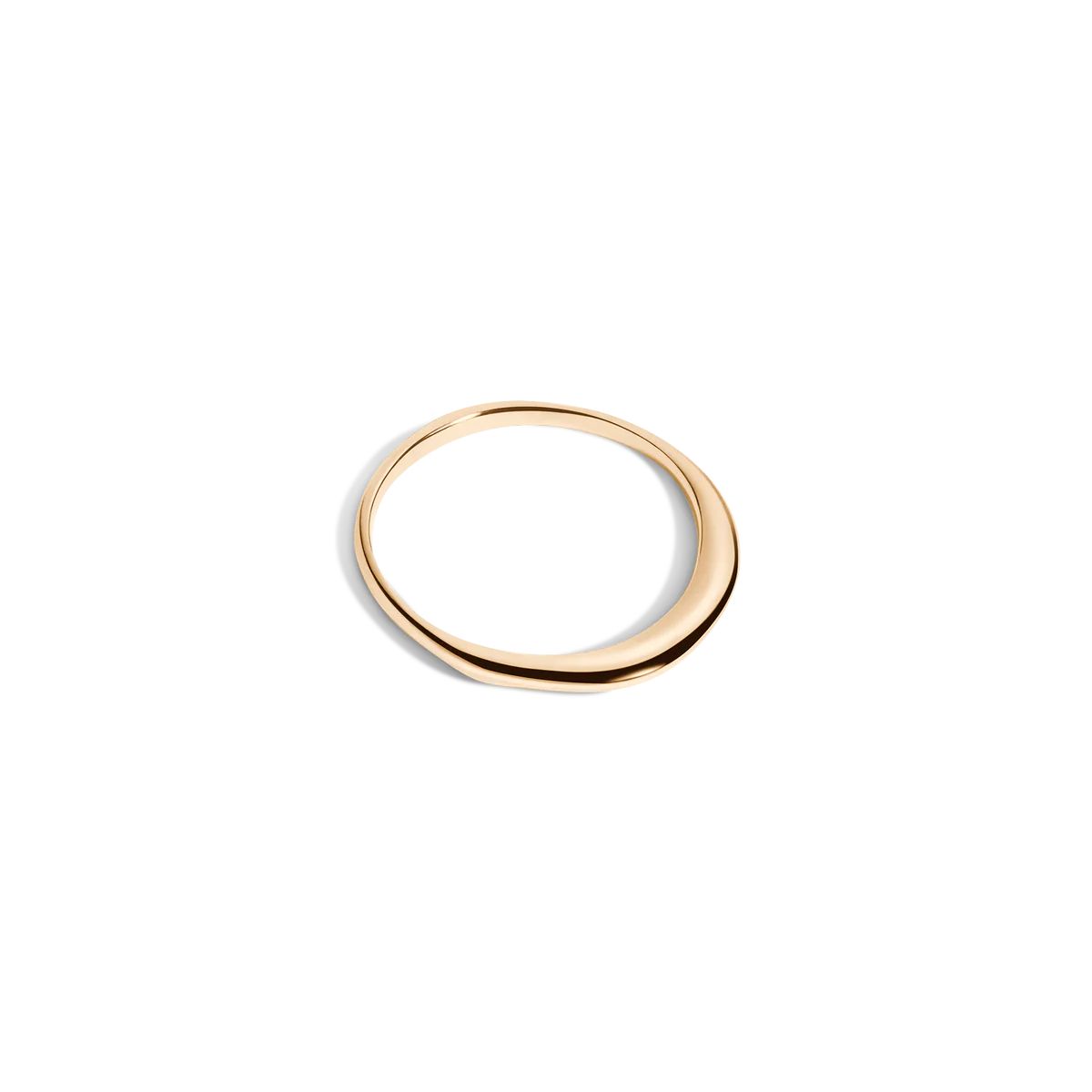 HALSTON X AURATE: The Muse Thin Gold Ring | AUrate New York
