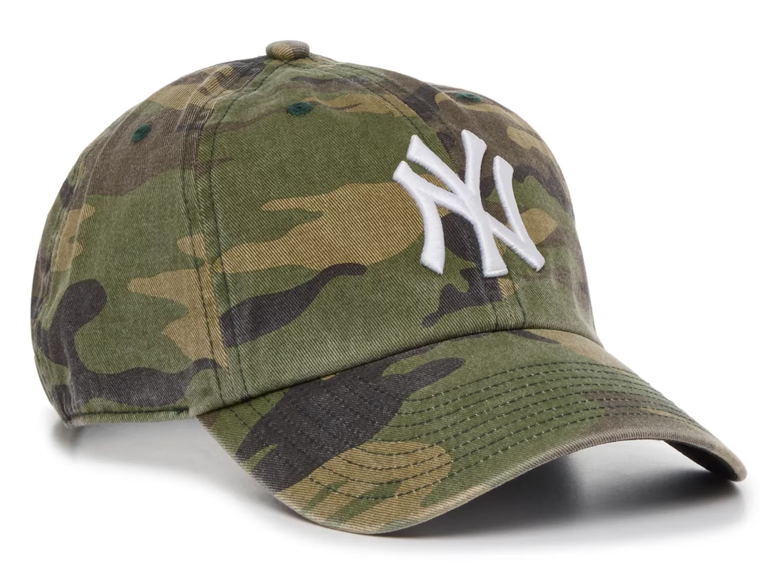 47 New York Yankees Clean Up Baseball Cap | Men | Women's | Green Camo Print | Size One Size | Hats | Baseball Cap | DSW