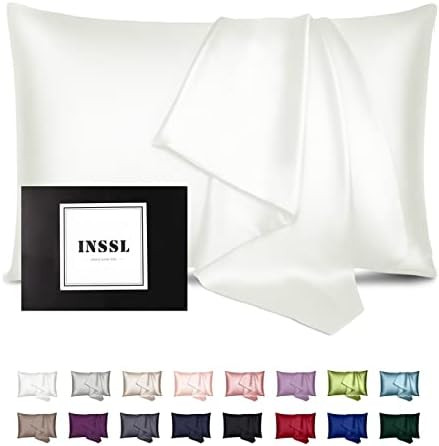 INSSL Silk Pillowcase for Women, Mulberry Silk Pillowcase for Hair and Skin and Stay Comfortable ... | Amazon (US)