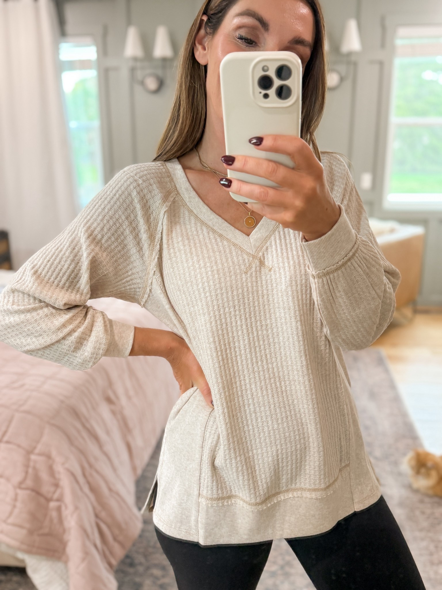 This Walmart waffle weave tunic is on sale for only $9!!!  

#LTKmomlife #LTKSaleAlert #LTKFindsUnder50