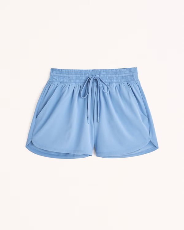 YPB motionTEK High Rise Lined Workout Short | Abercrombie & Fitch (US)