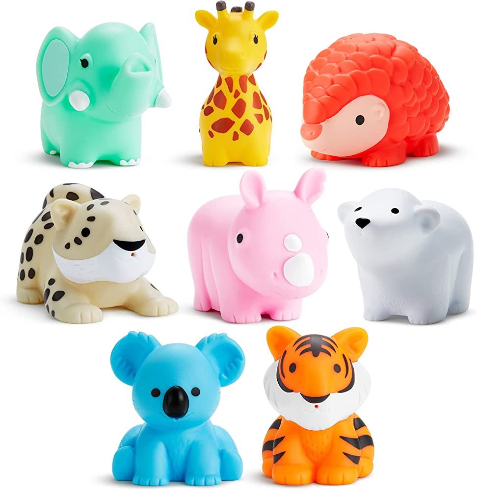 Munchkin® Wild™ Animal Baby and Toddler Bath Toy Squirts, 8 Pack | Amazon (US)