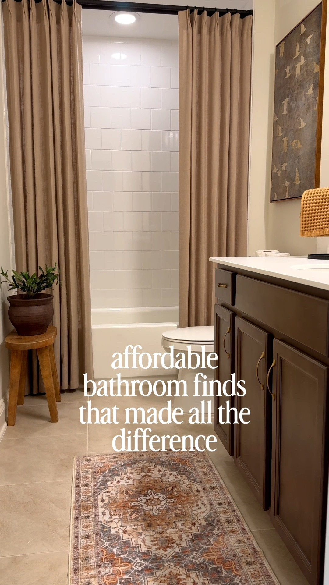 Affordable bathroom finds that made all the difference 🙌🏽 

Amazon home finds, Amazon bathroom finds, guest bathroom, master bathroom, bathroom upgrades, viral home finds, home hacks