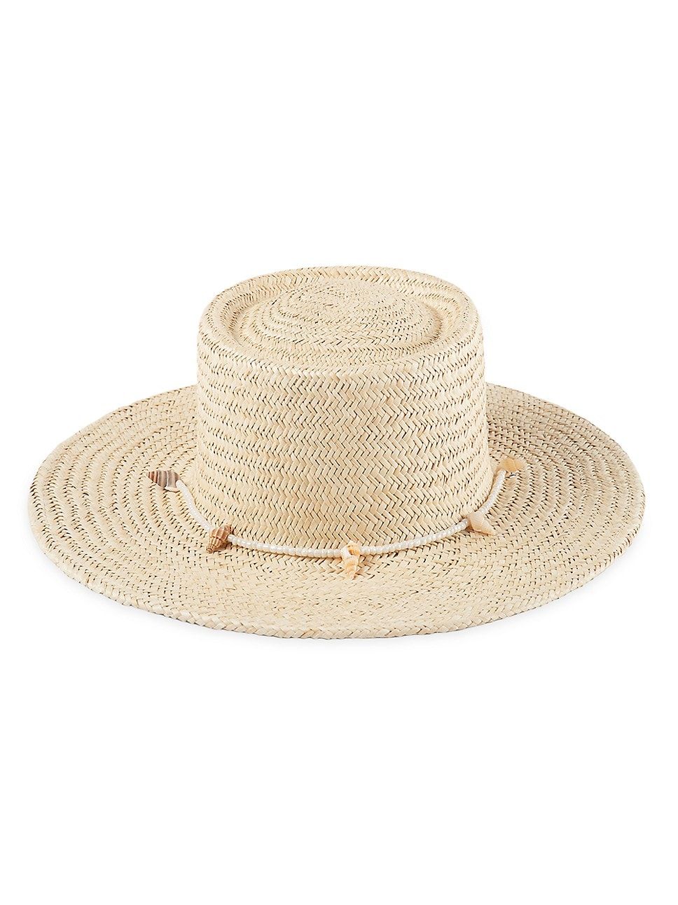 Seashells Straw Boater Hat | Saks Fifth Avenue