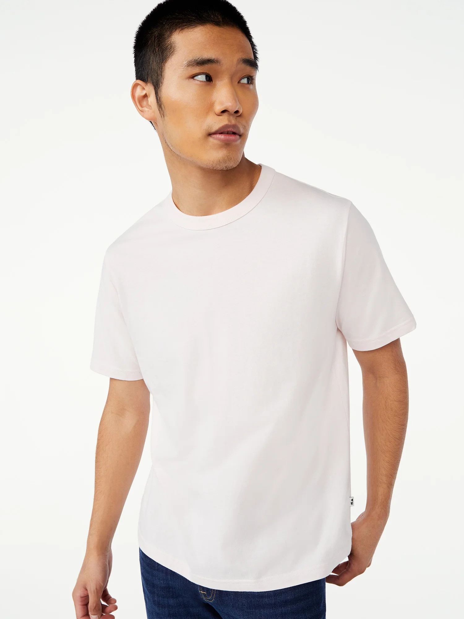 Free Assembly Men's Everyday T-Shirt with Short Sleeves - Walmart.com | Walmart (US)
