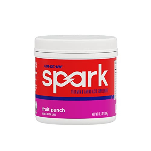 AdvoCare Spark Vitamin & Amino Acid Supplement - Focus & Energy Drink Powder Mix with Vitamin A, B-6, C & E - Also Includes L-Carnitine & L-Tyrosine - Fruit Punch - 42 Servings | Amazon (US)