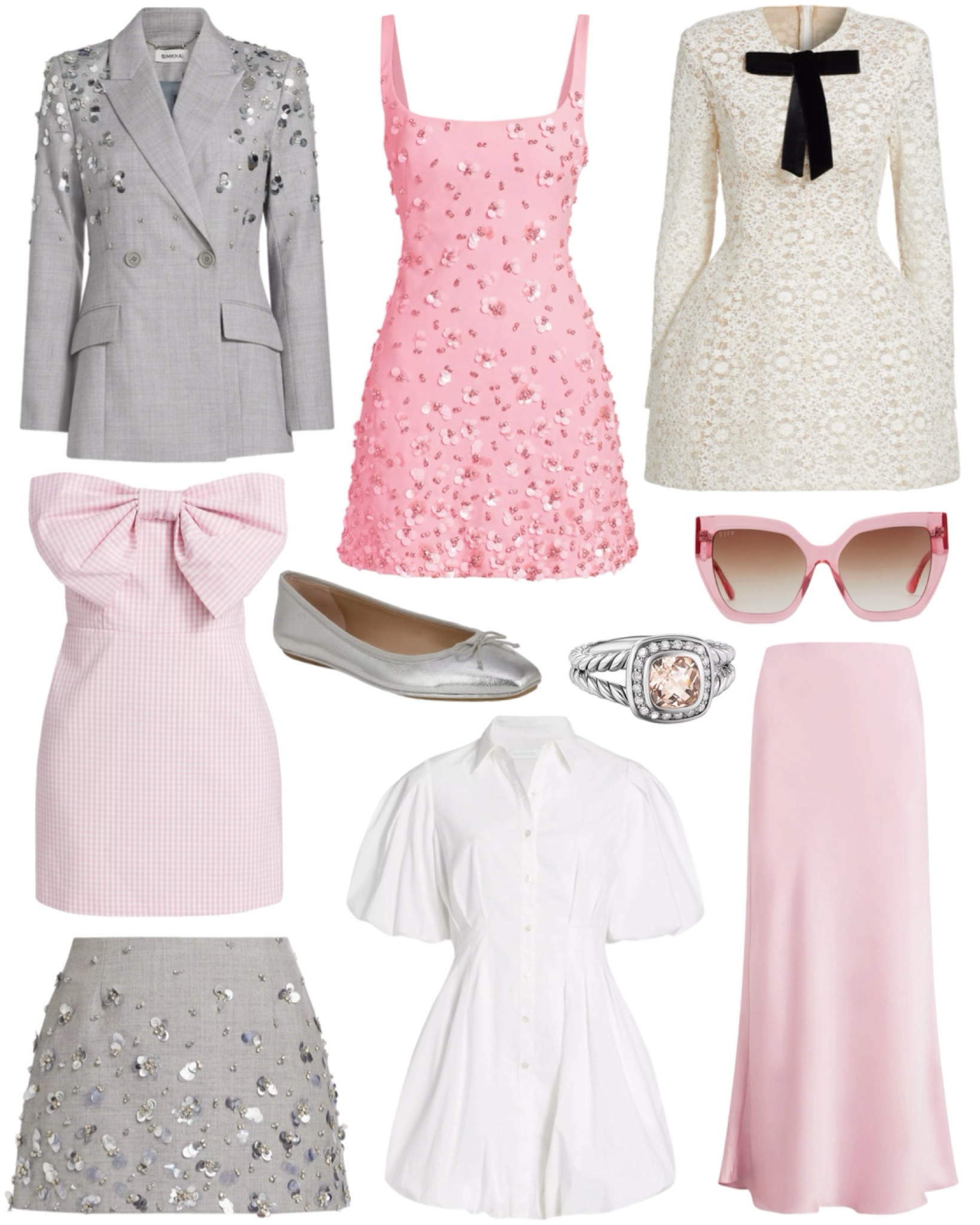 New arrivals and special occasion dresses. Love the embellished dress, blazer, and mini skirt too! 

#LTKParties #LTKStyleTip #LTKSeasonal