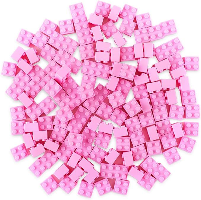 Strictly Briks Classic Bricks Starter Kit, Pink, 144 Pieces, 2x2 Inches, Building Creative Play S... | Amazon (US)