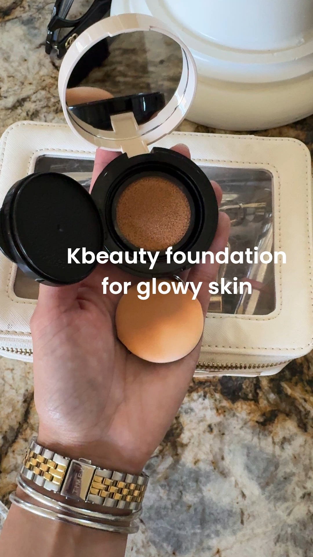 Beauty products. Clean beauty. Makeup  Kbeauty foundation for glowy skin.  Cushion foundation is easy to apply and leaves a glowy finish. Recommend for normal to dry skin. I tried shade 26W but actually need 26N, as it was a bit too warm for my skin tone. This is the smaller size compact, which is good to try out or for travel. Regular size is also refillable so less waste. 


#LTKBeauty #LTKOver40 #LTKFindsUnder50