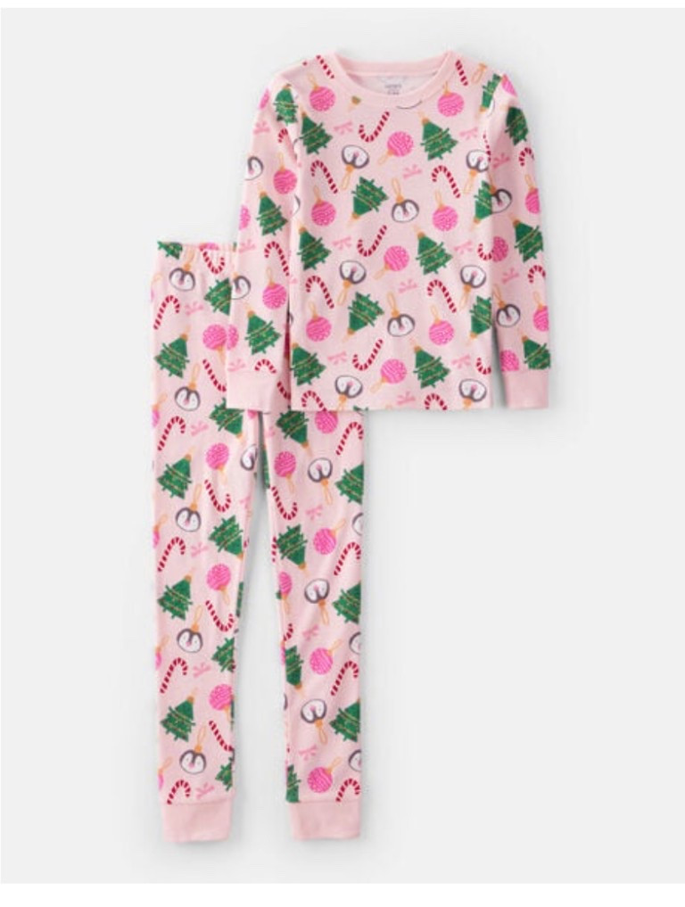Little girl Christmas pajamas, pink Christmas pajamas 

#LTKSeasonal #LTKFindsUnder100 #LTKFindsUnder50
