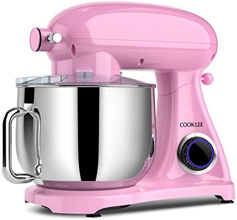 COOKLEE Stand Mixer, 800W 8.5-Qt. Kitchen Mixer 10+1 Speeds with Dishwasher-Safe Dough Hooks, Fla... | Amazon (US)