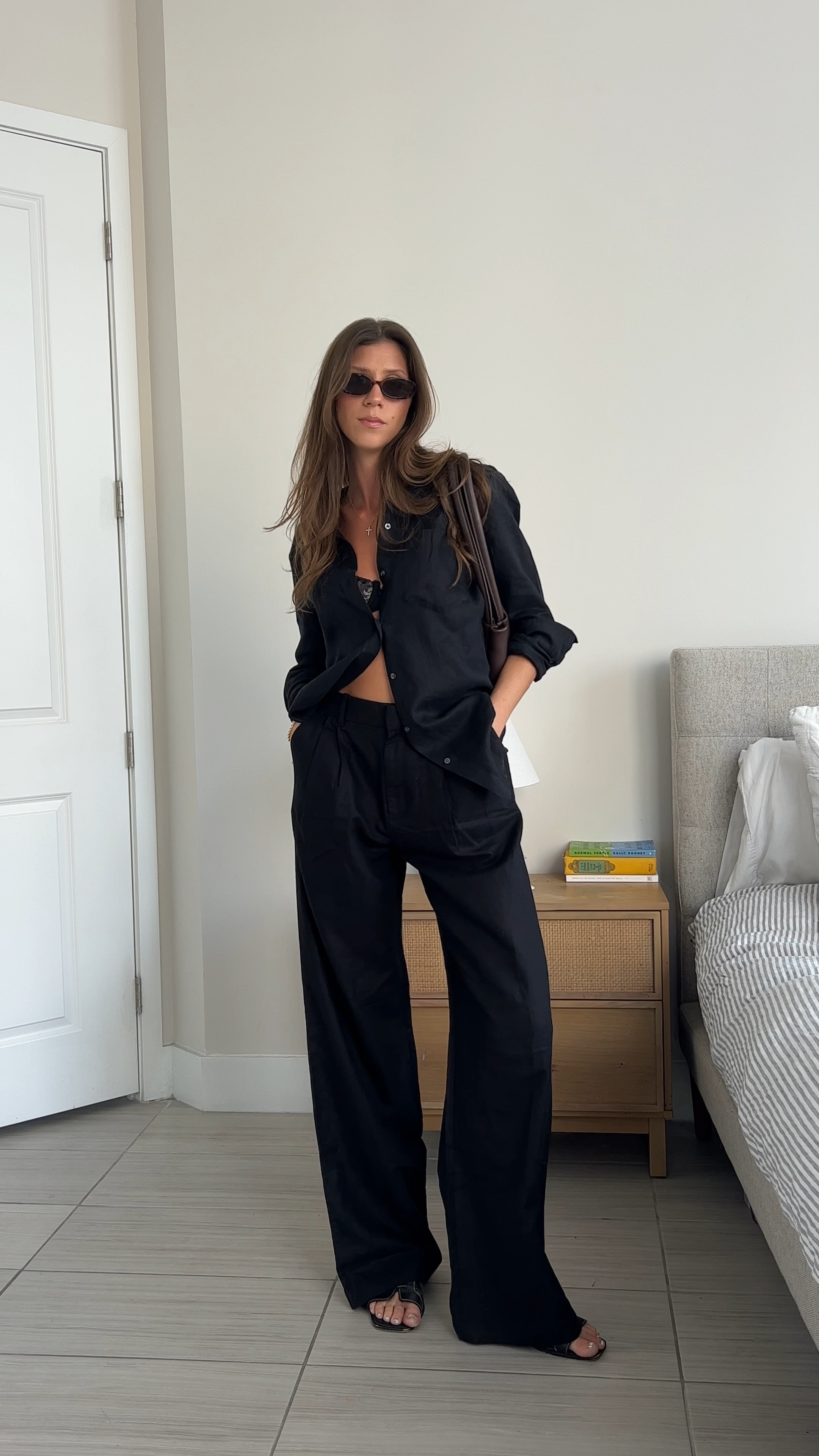 gap spring linen collection! Obsessed with it all and tall girl approved

The sizes I got for each below and I am 5’10 for reference 
- black shirt size small-regular
- 365 black trousers - 4 tall 
- blue shirt - small regular 
- black tank - small tall 
- black cargo - small tall 
- white cargo - small tall 

#LTKstyletip #LTKSeasonal #LTKfindsunder100