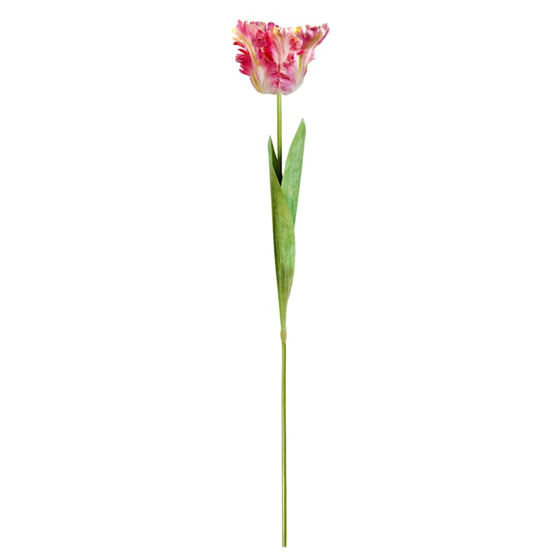 Purple Soft Touch Tulip Floral Pick, 27" | At Home
