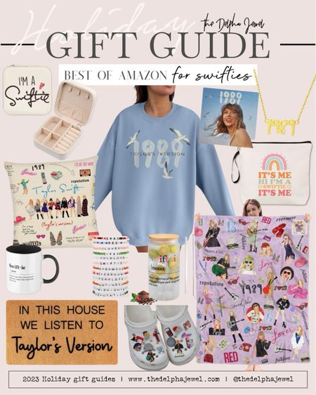 Gift guide for Swifties

#TaylorSwift #1989 #GiftsForTeens #GiftsForHer 


#LTKHoliday #LTKGiftGuide #LTKfindsunder100