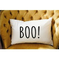 Halloween Pillow, Gift, Fall Boo Decor, Decoration, Custom Pillow Cover | Etsy (US)