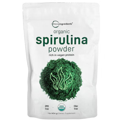 Micro Ingredients Organic Spirulina Powder, 1 lb (454 g) | Target