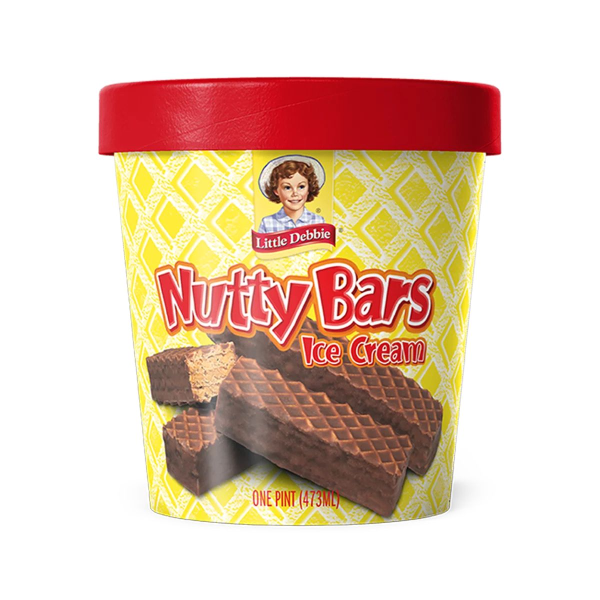 Little Debbie Nutty Bars Ice Cream Pint, Peanut Butter Ice Cream with Fudge - Walmart.com | Walmart (US)