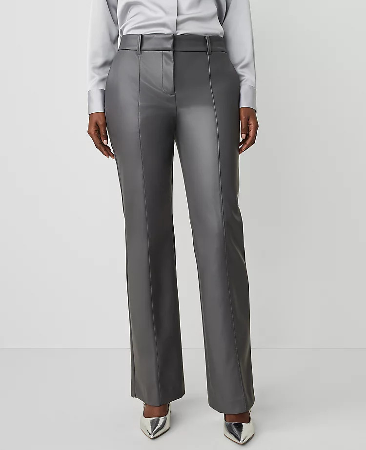 The Faux Leather Jayne Trouser Pant | Ann Taylor (US)