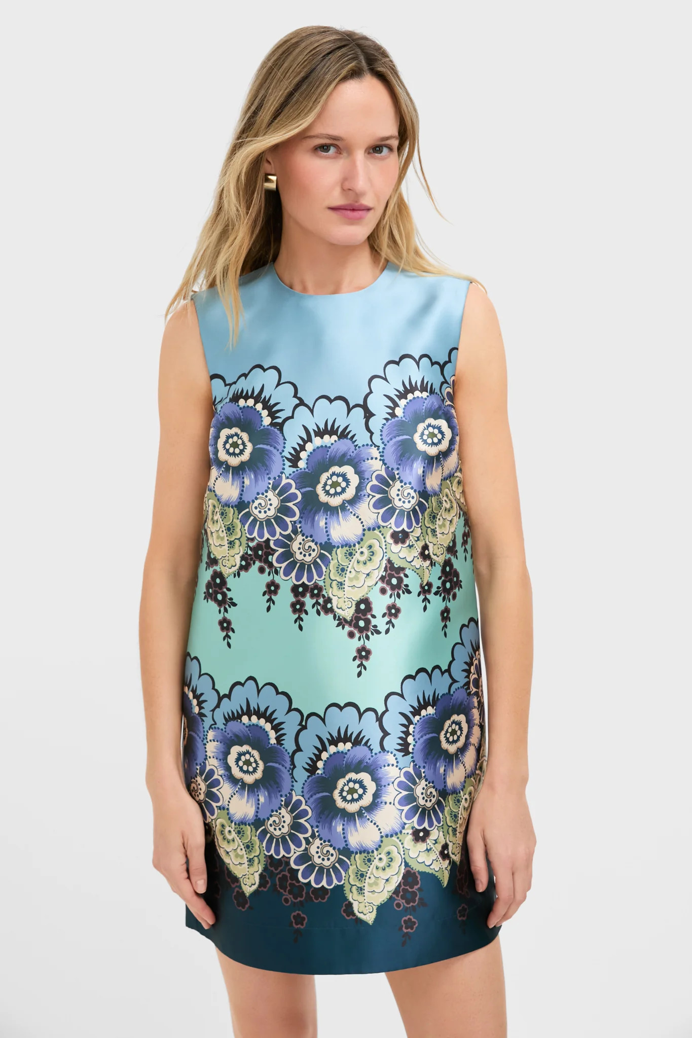 Blue Madalena Mini Dress | Tuckernuck (US)