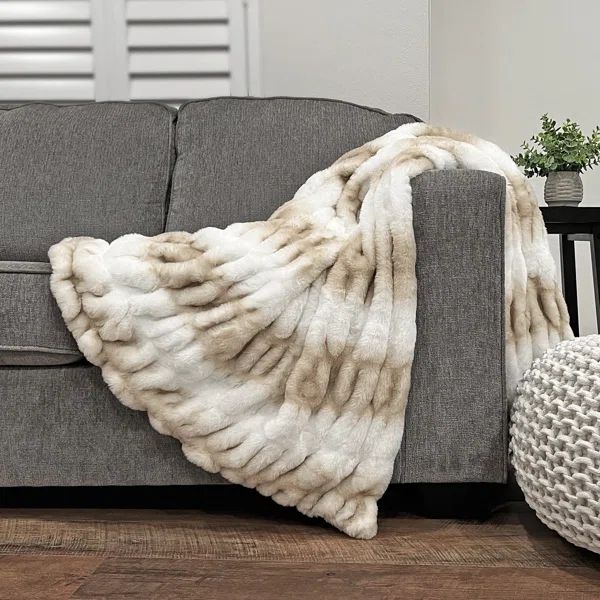 Mallow Faux Fur Throw | Wayfair North America