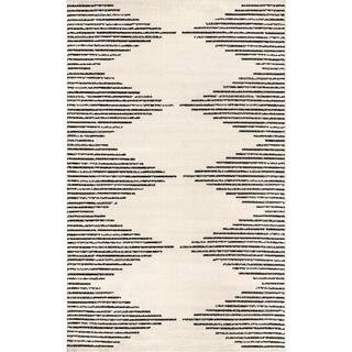 nuLOOM Romina Diamond Pinstripes Gray 8 ft. x 10 ft. Area Rug ECRK09A-8010 - The Home Depot | The Home Depot