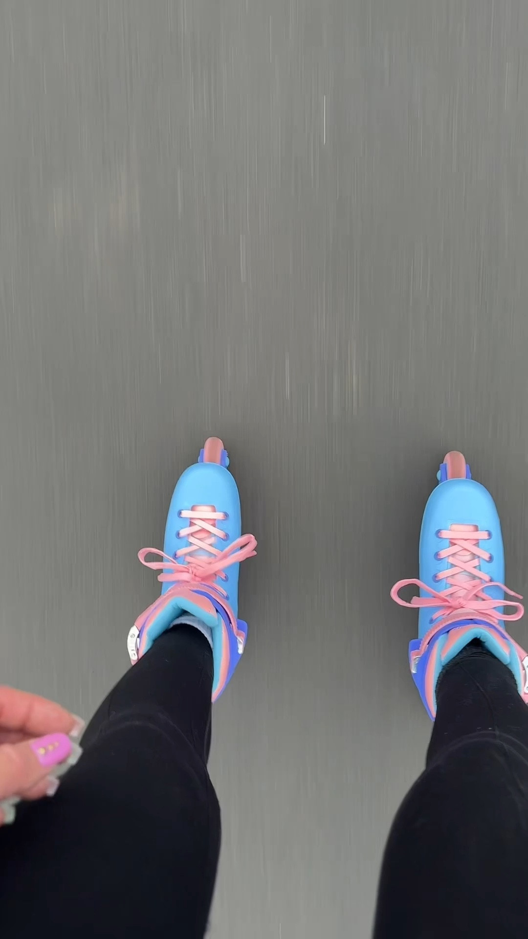 Obsessed with these new rollerblades, I got for my birthday 💕🤘🏽😎
 #bike #scooter #rollerblades #amazonfinds #kidsoutdoor 

#LTKKids #LTKFamily #LTKActive