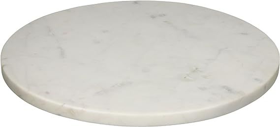 Creative Co-Op Minimalist Round Marble Charcuterie or Cutting Board, White Large | Amazon (US)