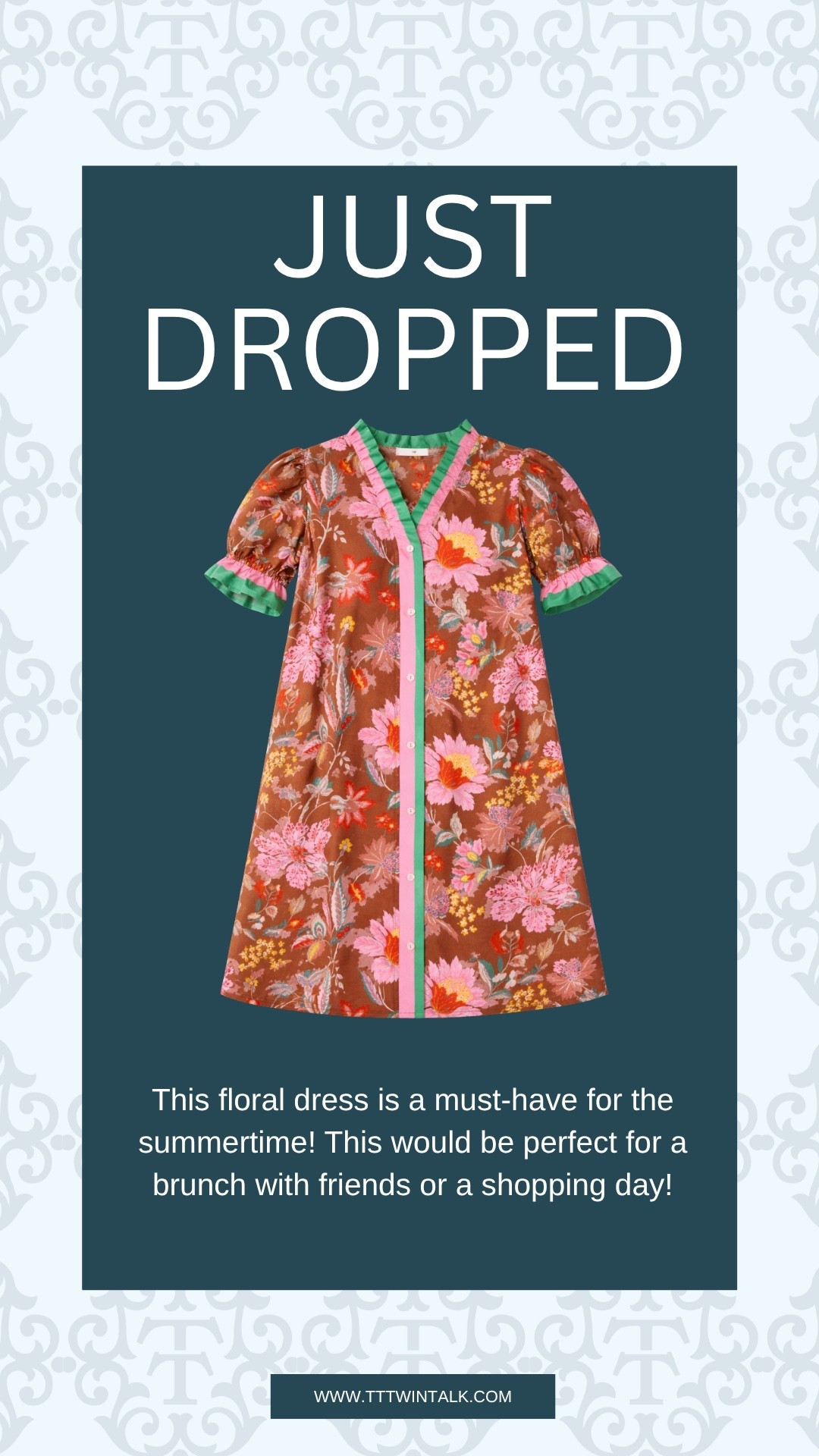 This floral dress is a must-have for the summertime! This would be perfect for a brunch with friends or a shopping day!

#LTKOver40 #LTKMidsize #LTKSeasonal