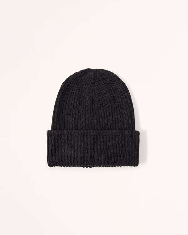 Women's Slouchy Rib Beanie | Women's 30% Off Select Styles | Abercrombie.com | Abercrombie & Fitch (US)