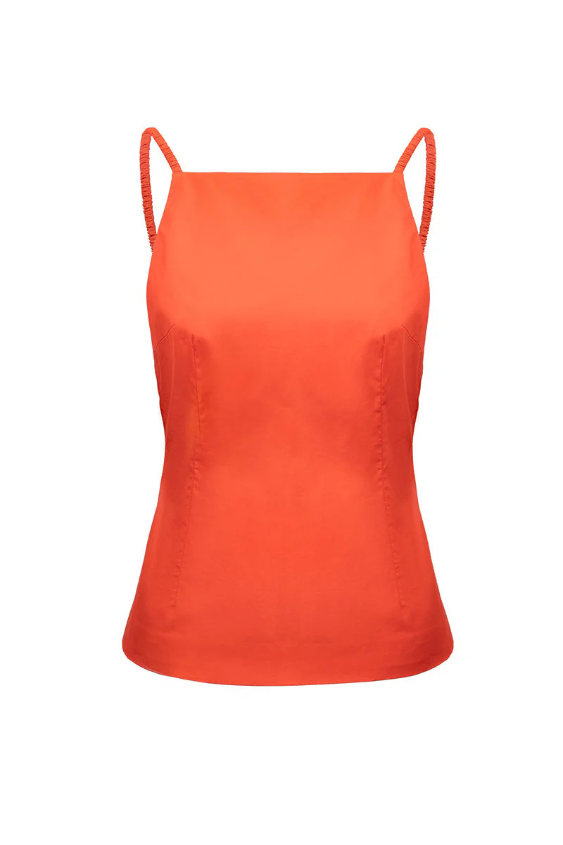 LINSEY TANK TOP IN TANGERINE | Chictopia | CULT MIA | CULT MIA UK LTD