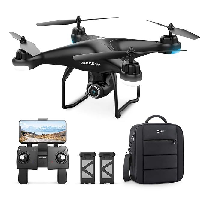 Holy Stone HS120D GPS Drone with Camera for Adults 1080p HD FPV, Quadcotper with Auto Return Home... | Amazon (US)