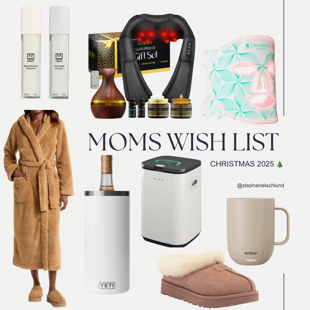 For the moms and mothers-in-law who do it all — treat them to cozy moments they’ll actually use. 

From plush robes and slippers to towel warmers, wine glasses, and more, these gifts say comfort and care in every detail. 🕯️🎁💗  

Shop my favorite finds!  
#GiftIdeas #GiftsForMom #MotherInLawGifts #HolidayGiftGuide #CozySeason #ShopLTK #PamperHer #HolidayShopping  


#LTKGiftGuide #LTKHoliday #LTKselfcare