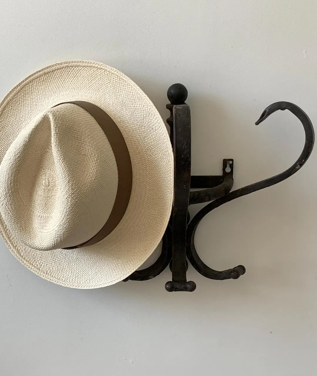 Vintage French Triple Metal Coat Hooks Coat Vintage French Hat & Coat Hook, - Etsy | Etsy (US)