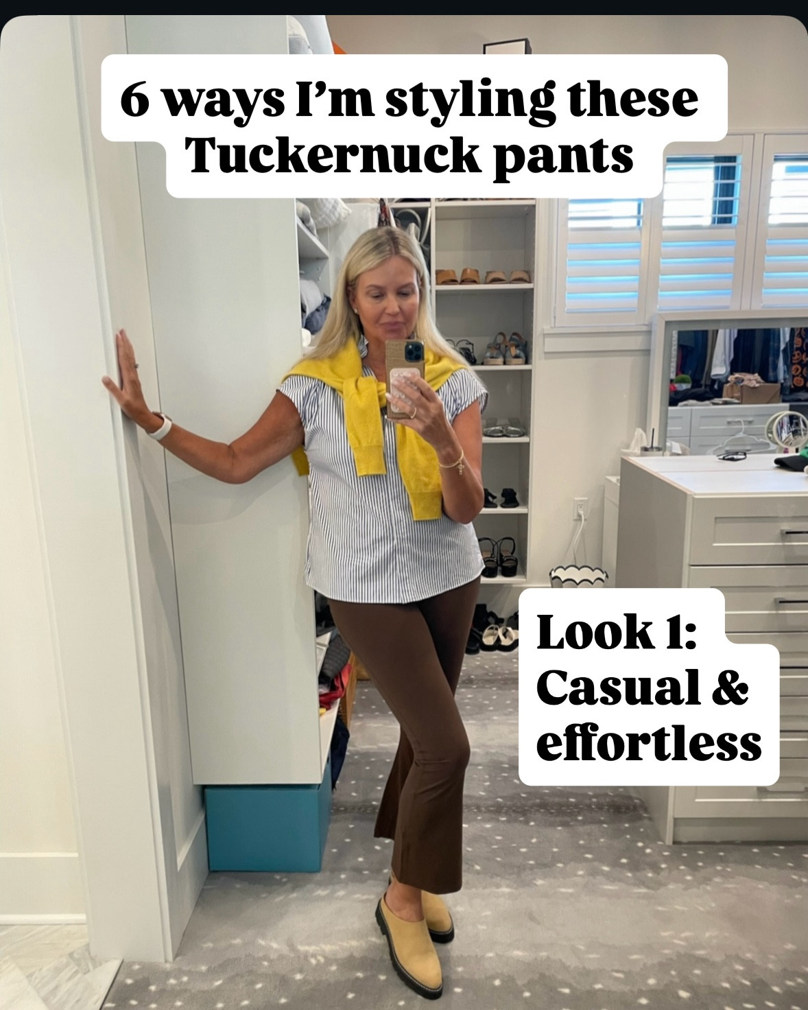 6 ways to style one great pair of pants ✨
Pieces like this are the foundation of a wardrobe that actually works—timeless, versatile, and easy to style again and again.
I love finding items that can take me through so many different moments in life without overthinking it.
Tell me— which look would you wear? 🤍



#LTKOver40 #LTKootd #LTKTall