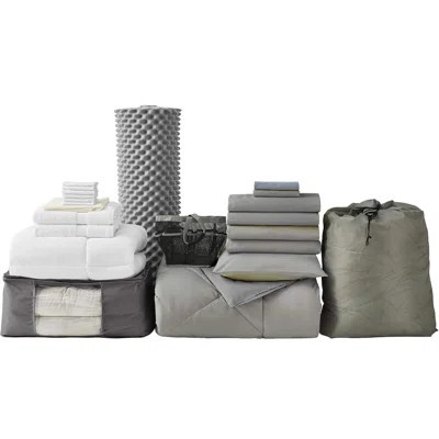 DormCo 14 Piece Ultimate College Freshman Dorm Bedding Bundle | Wayfair North America