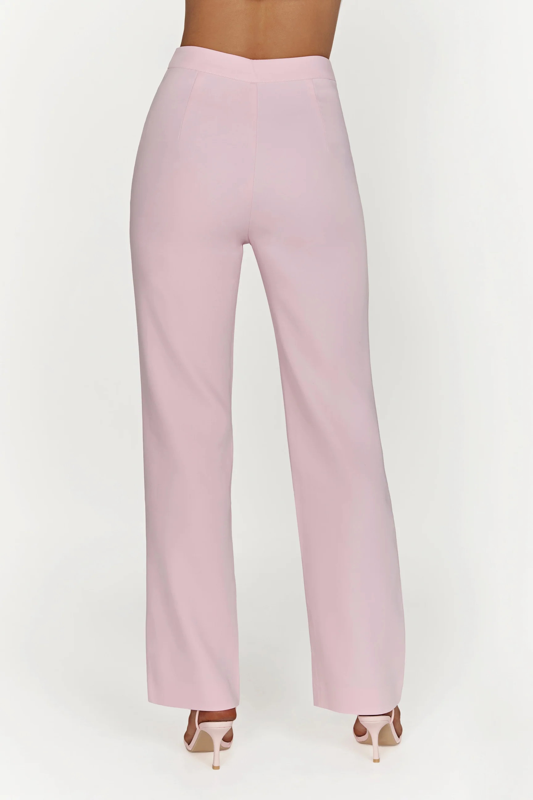 Allanah Straight Leg Pant - Blush Pink | Meshki (APAC)