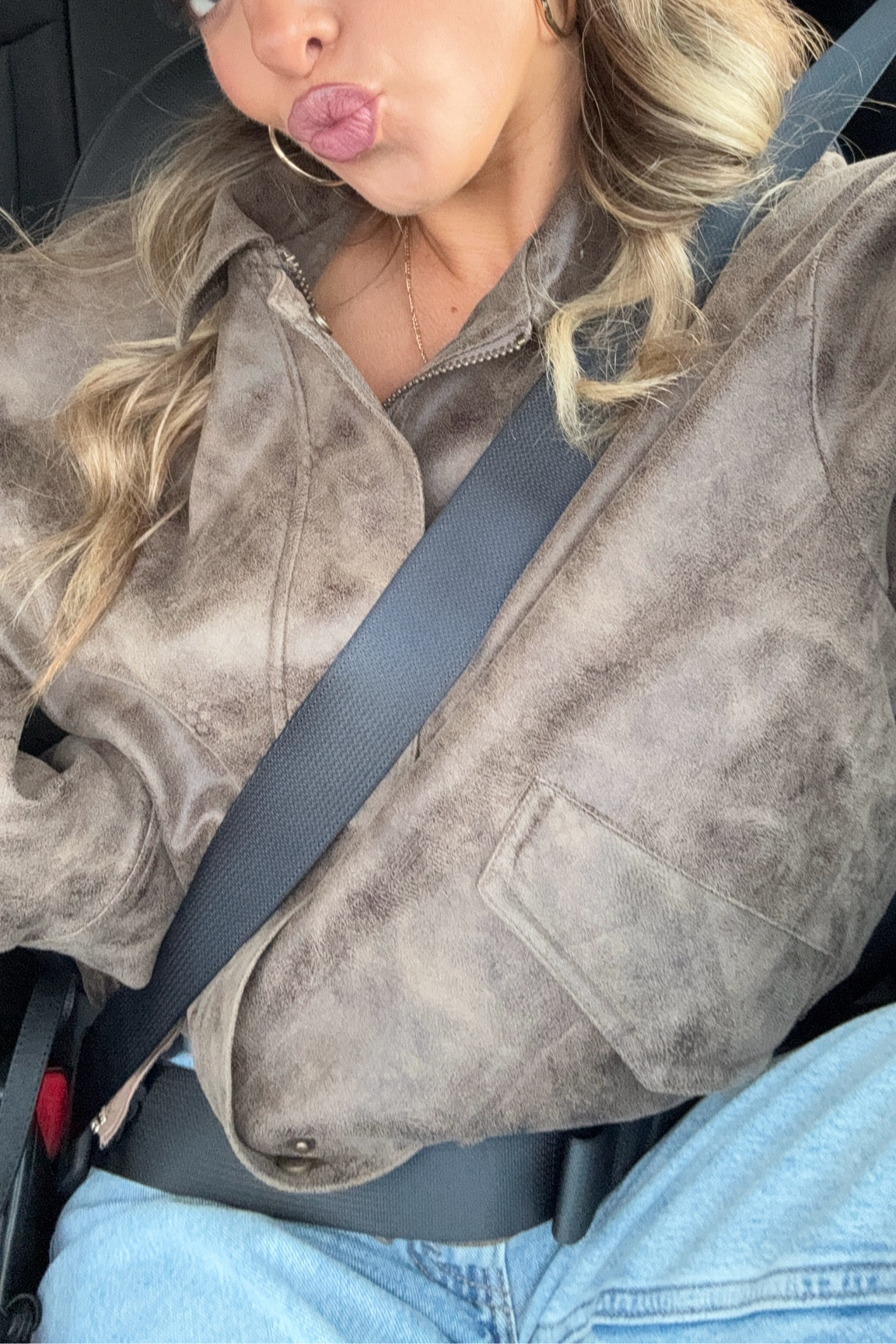 My favorite light weight faux leather jacket wearing size 4 
Code DELANEYCHILDS  🤎

#LTKFindsUnder100 #LTKStyleTip #LTKSeasonal