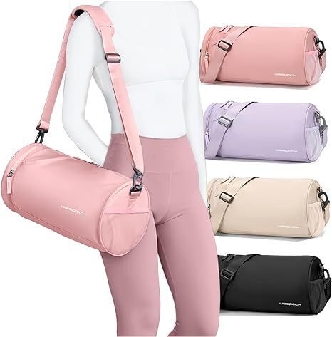 Amazon.com | Small Gym Bag for Women Multi-color Gym Bags for Men Waterproof Workout Bag Mini Duf... | Amazon (US)