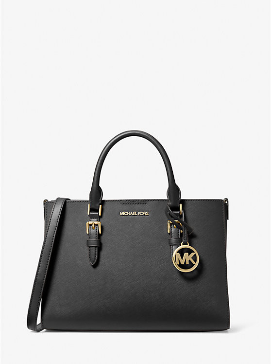Charlotte Medium 2-in-1 Saffiano Leather and Logo Tote Bag | Michael Kors US