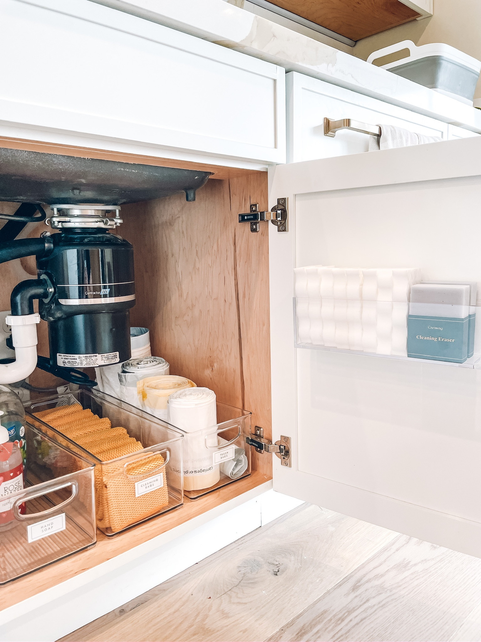 Kitchen organization✨ IDesign Affixx Adhesive Organizer Bins. Amazon Mr. Clean Extra Durable Scrub Magic Eraser Sponges. IDesign Linus Deep Drawer Bin.

#LTKhome #LTKfamily
