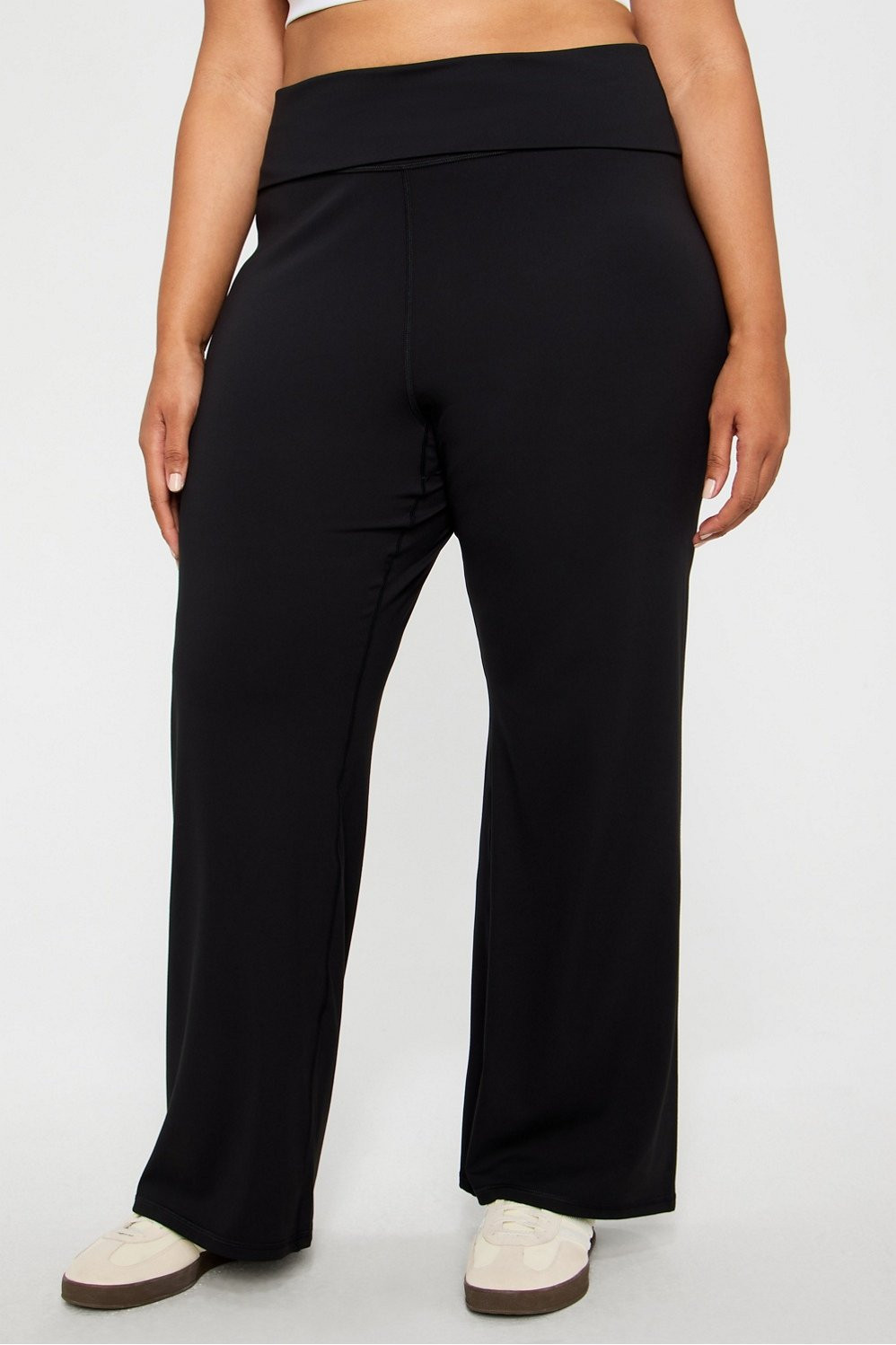 PureLuxe Foldover Straight Leg Pant | Fabletics