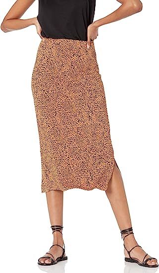 Amazon Essentials Women's Pull-On Knit Midi Skirt | Amazon (US)