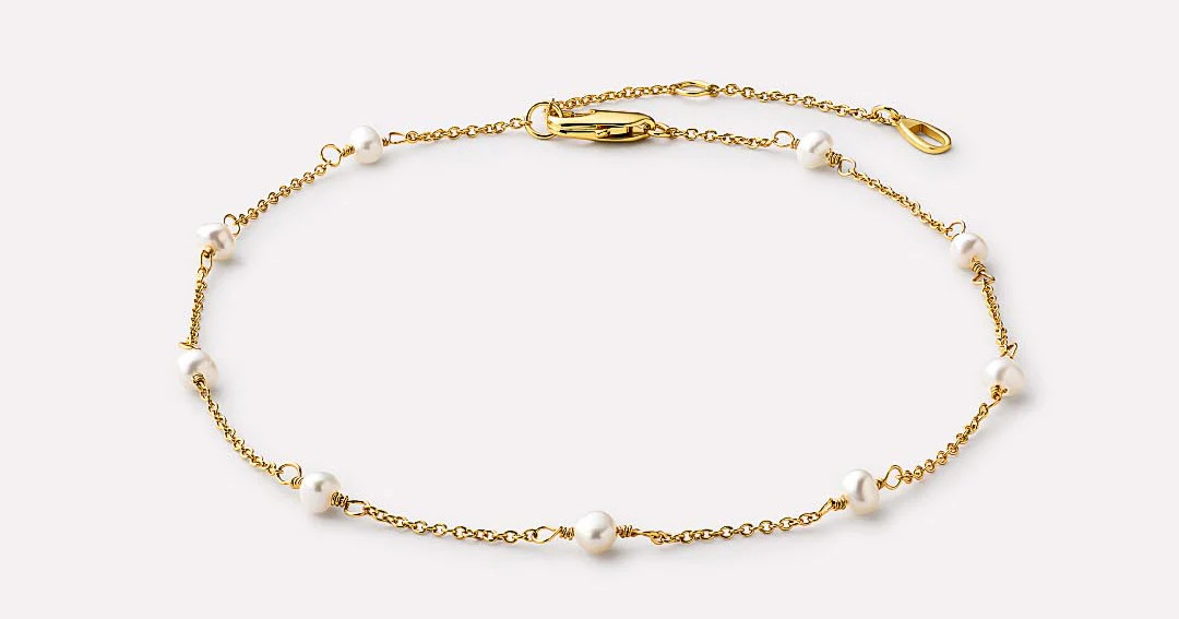 Gold Anklet - Dori Anklet | Ana Luisa