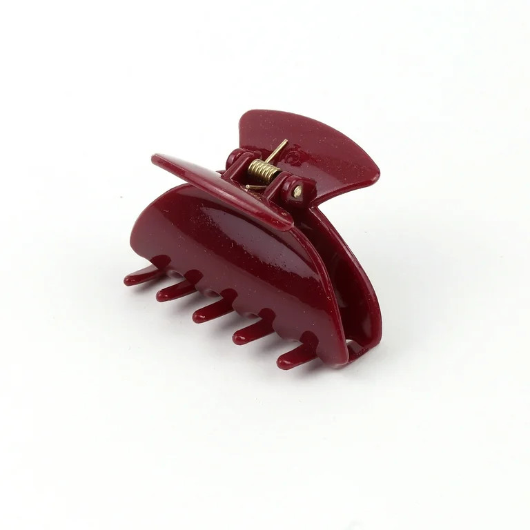 6 PC Burgundy Color Hair Claw Clip: the Ultimate in Hair Styling! Clips Girl Brand | Walmart (US)