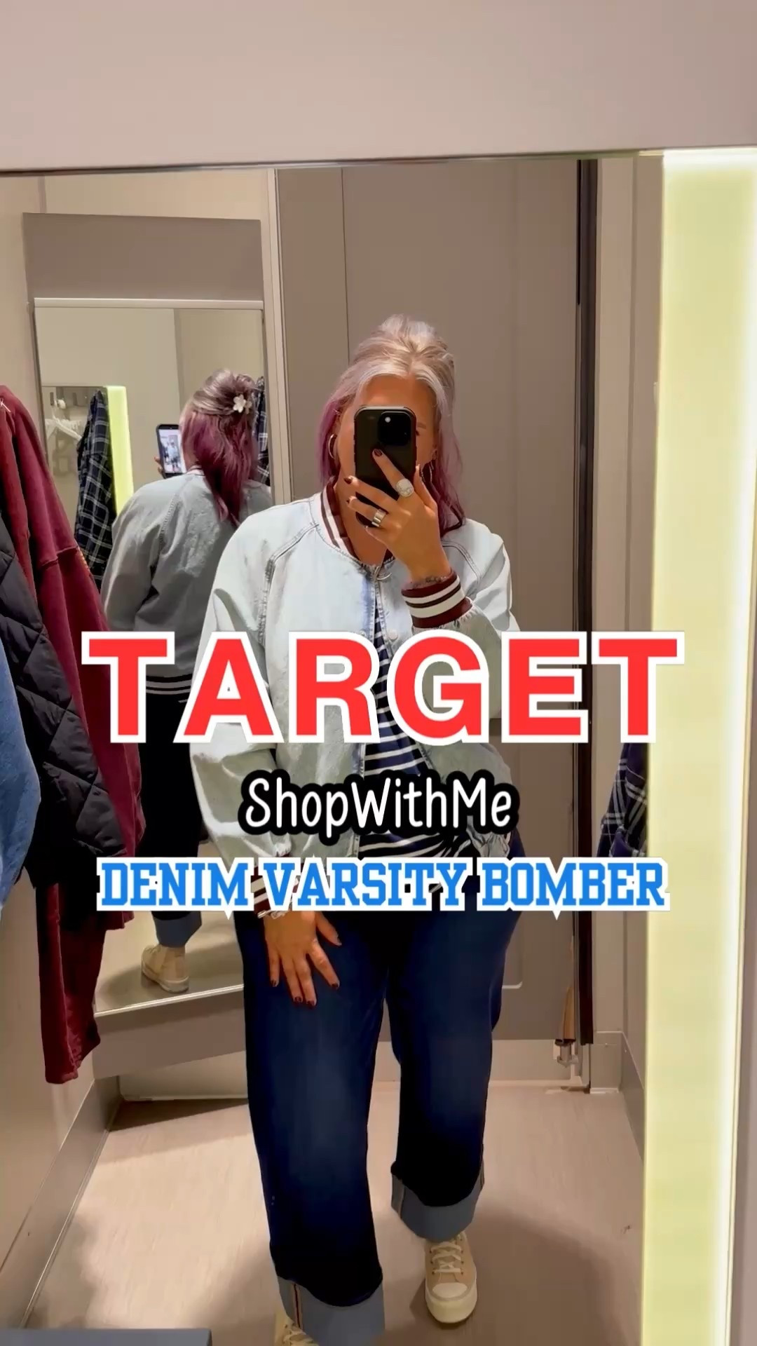 Wearing a large in denim varsity number jacket from Target 

#target #targetfashion #targetstyle target fashion, target style, target outfit, target look, target fashion, found it at target, target fashion finds, target summer, target winter, target fall, target spring, target new arrivals, target outfit, target outfit inspo, target outfit inspiration, target curves, target curvy, curvy target, midsize target, target midsize, target ootd, target shopping, new at target ##ltk#under20 #under30 #under40 #under50 #under60 #under75 #under100 #affordable #budget #inexpensive #size14 #size16 #size12 #medium #large #extralarge #xl #curvy #midsize #pear #pearshape #pearshaped budget fashion, affordable fashion, budget style, affordable style, curvy style, curvy fashion, midsize style, midsize fashion 

#LTKFindsUnder50 #LTKSaleAlert #LTKMidsize
