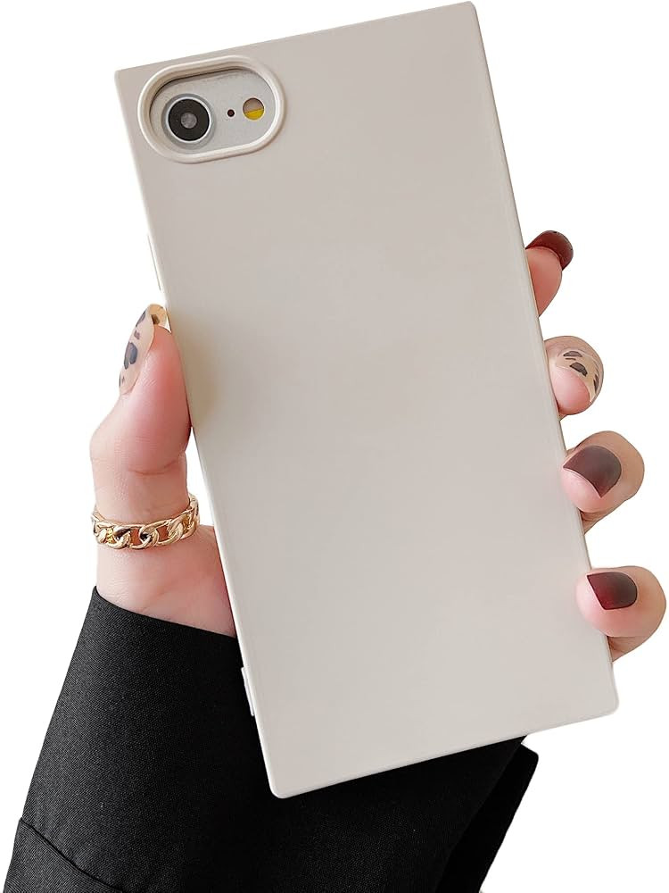 Cocomii - Rectangle Case Compatible with iPhone SE 2022/2020/8/7 - Soft Touch Silicone, Microfibe... | Amazon (US)