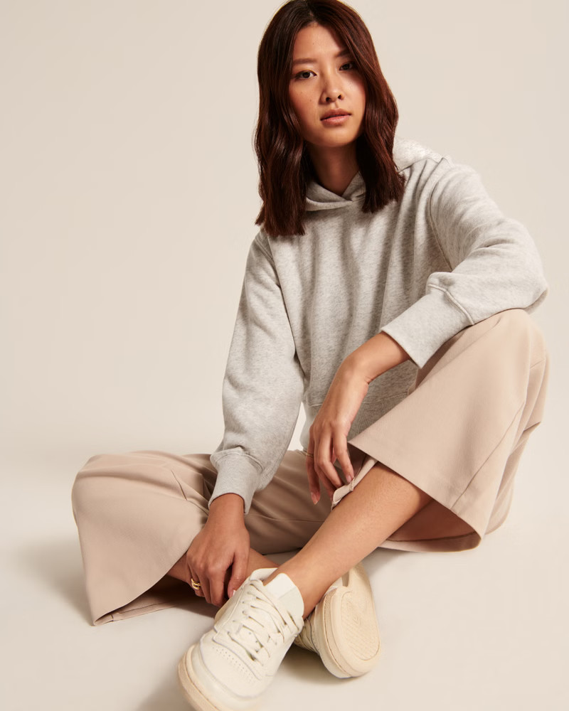 Wedge Crossover Hoodie | Abercrombie & Fitch (US)