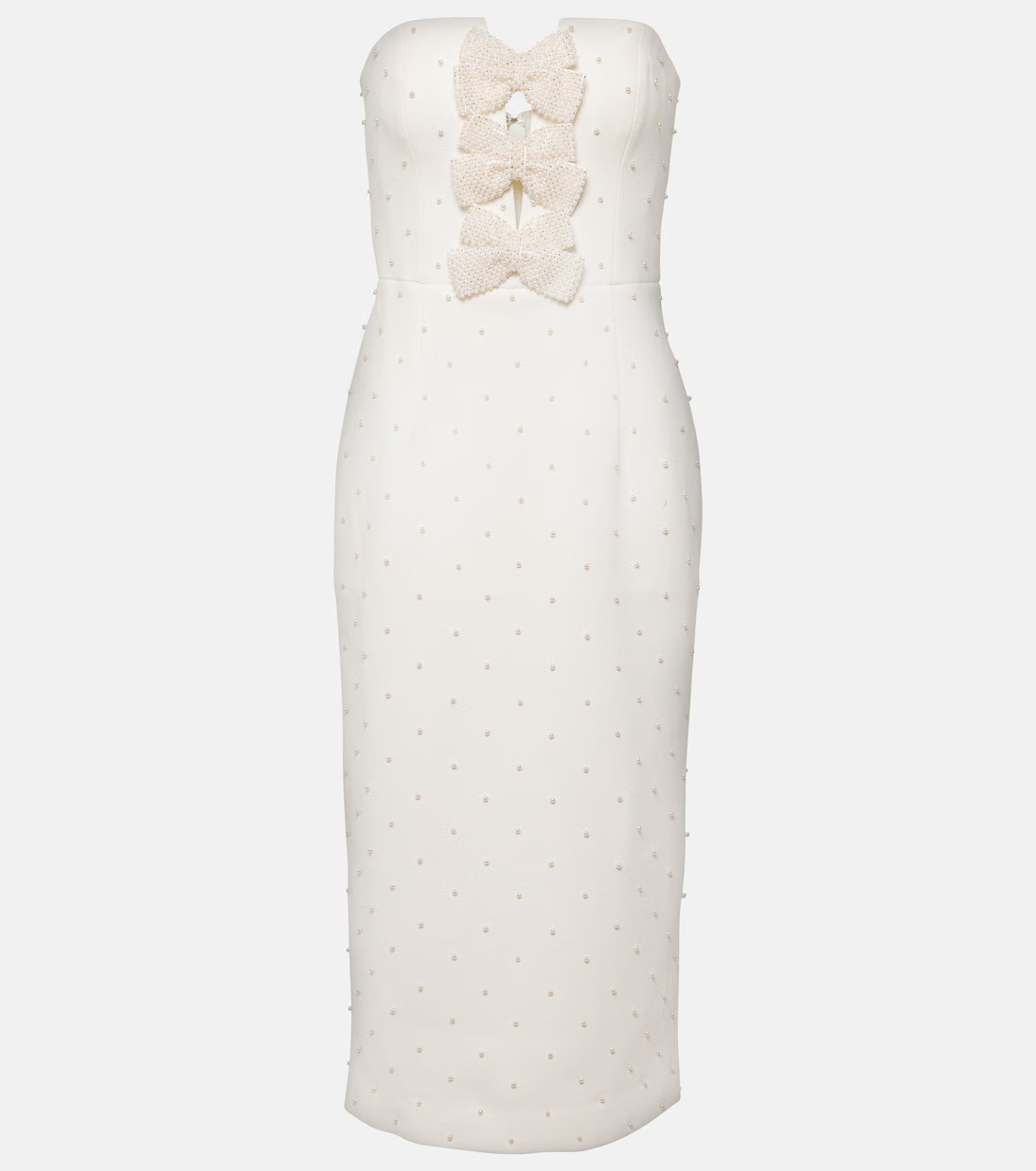Bridal Ophelia crêpe midi dress | Mytheresa (US/CA)