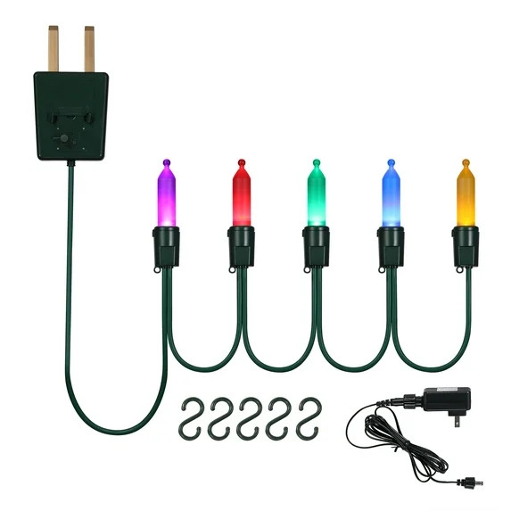 Mr. Christmas 10-foot Multicolored Oversized Light Strand | Walmart (US)